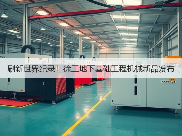 刷新世界纪录!徐工地下基础工程机械新品发布(图2) 刷新世界纪录!徐工地下基础工程机械新品发布(图2)