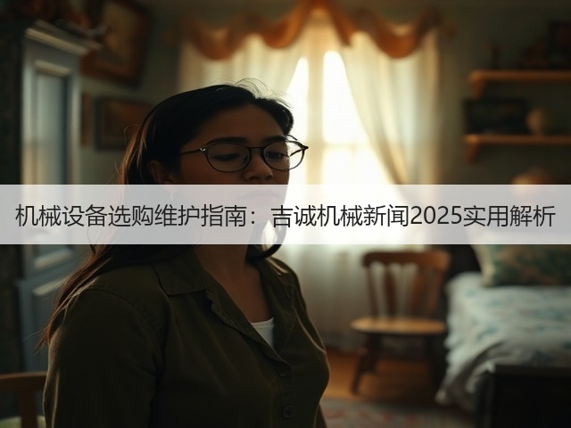 机械设备选购维护指南:吉诚机械新闻2025实用解析(图3) 机械设备选购维护指南:吉诚机械新闻2025实用解析(图3)