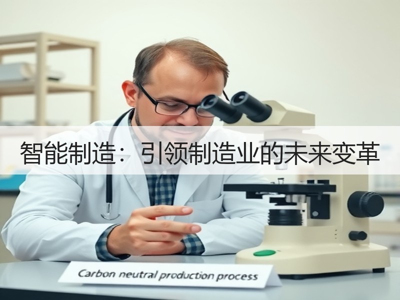 智能制造:引领制造业的未来变革 智能制造:引领制造业的未来变革