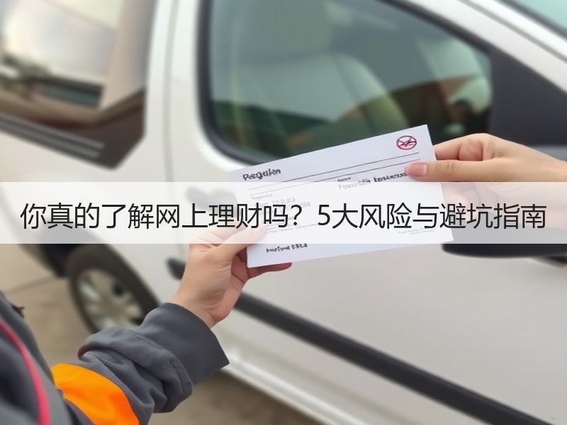 你真的了解网上理财吗？5大风险与避坑指南