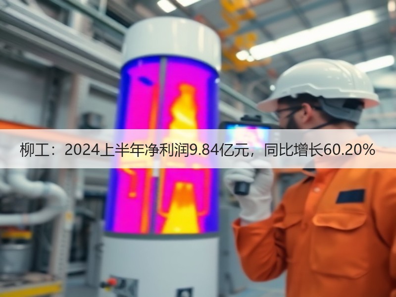 柳工：2024上半年净利润9.84亿元，同比增长60.20%