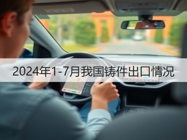 2024年1-7月我国铸件出口情况(图3)