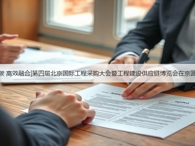 绿色低碳 高效融合|第四届北京国际工程采购大会暨工程建设供应链博览会在京圆满落幕(图3) 绿色低碳 高效融合|第四届北京国际工程采购大会暨工程建设供应链博览会在京圆满落幕(图3)