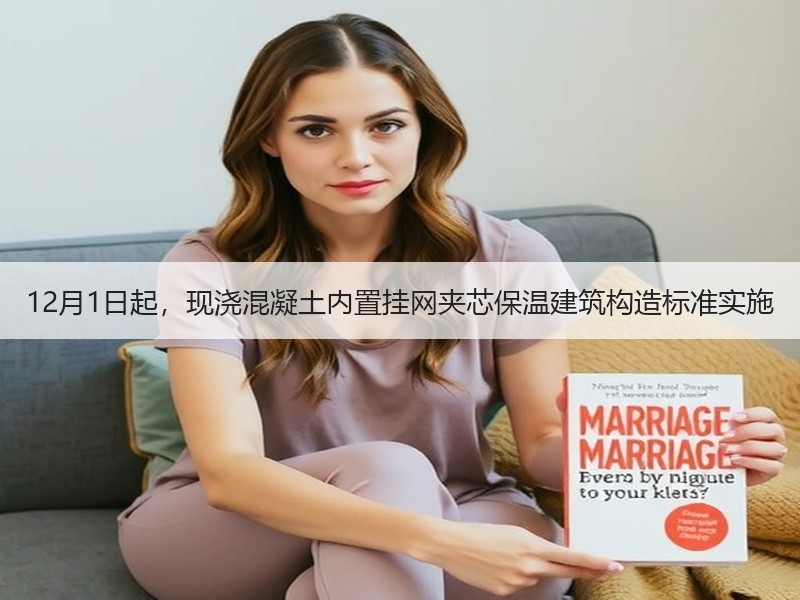 12月1日起，现浇混凝土内置挂网夹芯保温建筑构造标准实施
