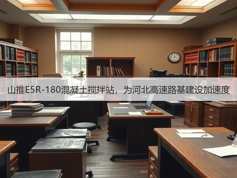 山推E5R-180混凝土搅拌站,为河北高速路基建设加速度 山推E5R-180混凝土搅拌站,为河北高速路基建设加速度