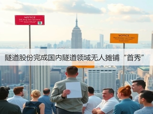 隧道股份完成国内隧道领域无人摊铺“首秀”(图2) 隧道股份完成国内隧道领域无人摊铺“首秀”(图2)