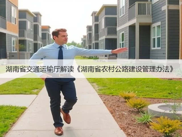 湖南省交通运输厅解读《湖南省农村公路建设管理办法》(图2) 湖南省交通运输厅解读《湖南省农村公路建设管理办法》(图2)