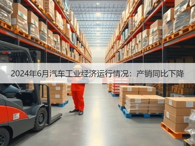 2024年6月汽车工业经济运行情况:产销同比下降(图1) 2024年6月汽车工业经济运行情况:产销同比下降(图1)
