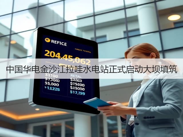 中国华电金沙江拉哇水电站正式启动大坝填筑(图2) 中国华电金沙江拉哇水电站正式启动大坝填筑(图2)