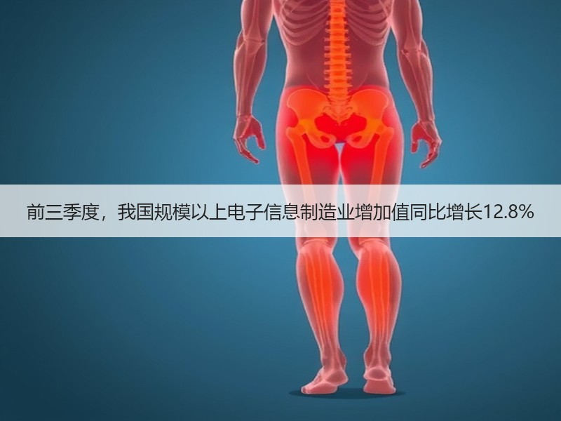 前三季度,我国规模以上电子信息制造业增加值同比增长12.8% 前三季度,我国规模以上电子信息制造业增加值同比增长12.8%