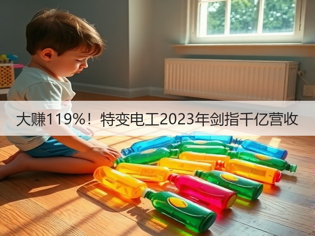 大赚119%！特变电工2023年剑指千亿营收(图2)