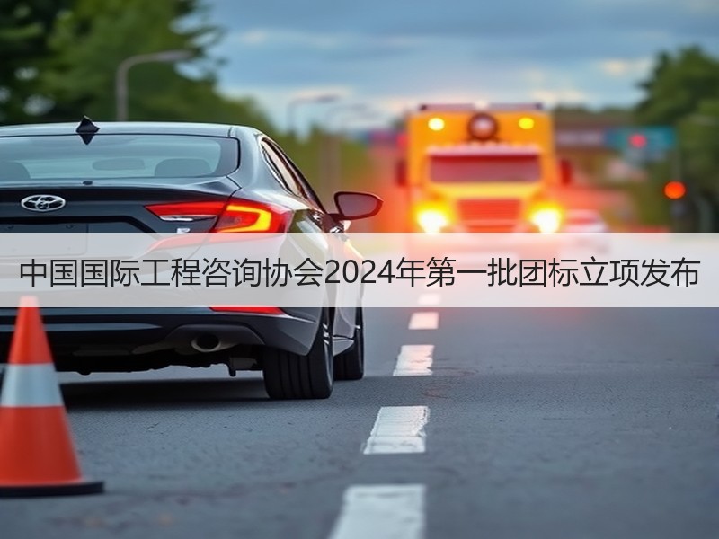 中国国际工程咨询协会2024年第一批团标立项发布