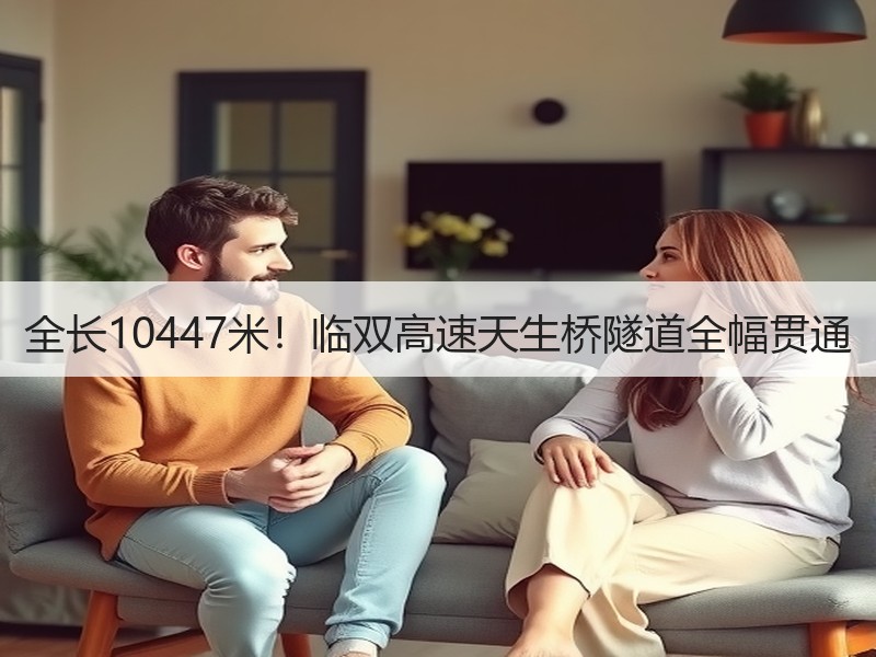 全长10447米！临双高速天生桥隧道全幅贯通