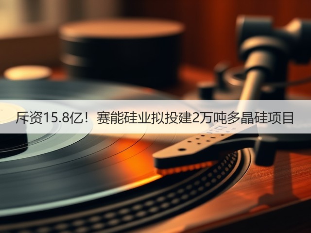 斥资15.8亿!赛能硅业拟投建2万吨多晶硅项目(图2) 斥资15.8亿!赛能硅业拟投建2万吨多晶硅项目(图2)