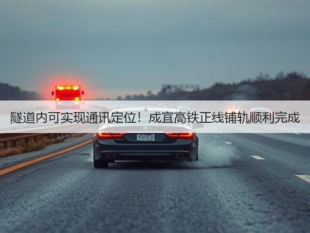 隧道内可实现通讯定位!成宜高铁正线铺轨顺利完成(图3) 隧道内可实现通讯定位!成宜高铁正线铺轨顺利完成(图3)