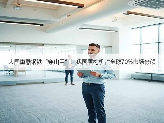大国重器钢铁“穿山甲”！我国盾构机占全球70%市场份额(图3)