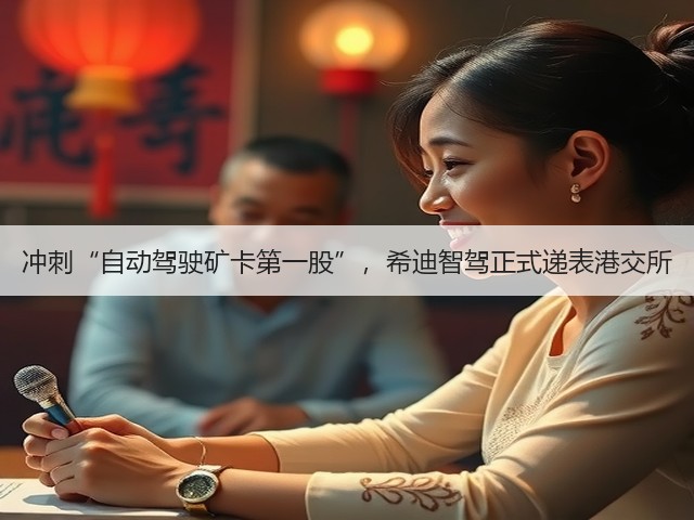 冲刺“自动驾驶矿卡第一股”,希迪智驾正式递表港交所(图2) 冲刺“自动驾驶矿卡第一股”,希迪智驾正式递表港交所(图2)
