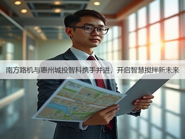 南方路机与惠州城投智科携手并进,开启智慧搅拌新未来(图1) 南方路机与惠州城投智科携手并进,开启智慧搅拌新未来(图1)