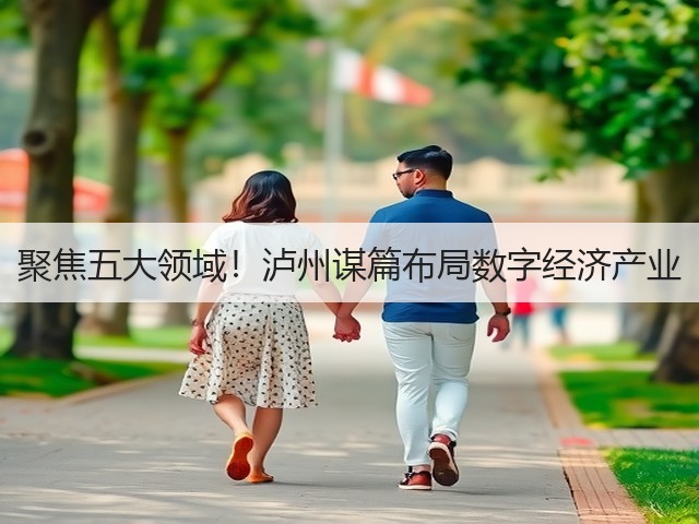 聚焦五大领域!泸州谋篇布局数字经济产业(图1) 聚焦五大领域!泸州谋篇布局数字经济产业(图1)