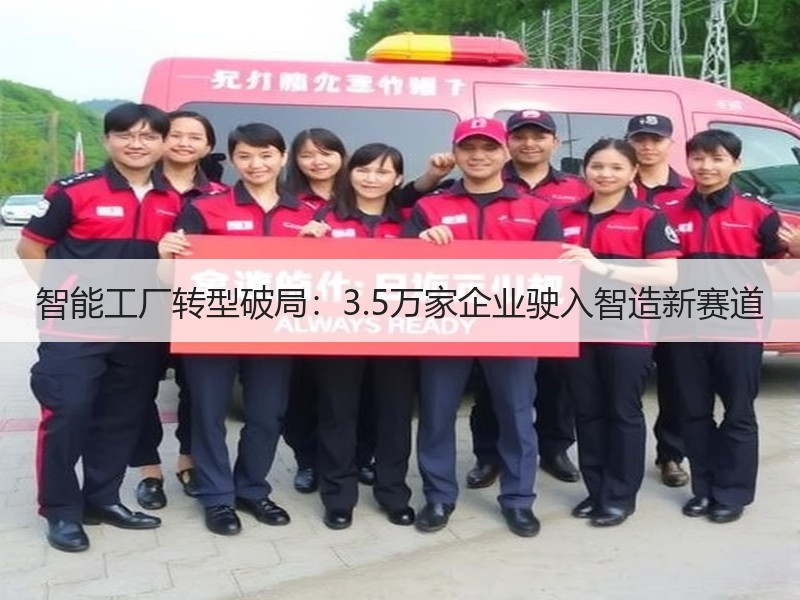 智能工厂转型破局：3.5万家企业驶入智造新赛道