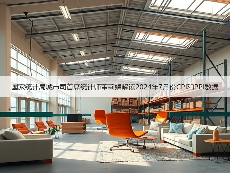 国家统计局城市司首席统计师董莉娟解读2024年7月份CPI和PPI数据 国家统计局城市司首席统计师董莉娟解读2024年7月份CPI和PPI数据