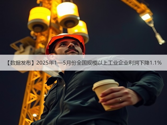 【数据发布】2025年1—5月份全国规模以上工业企业利润下降1.1%(图1) 【数据发布】2025年1—5月份全国规模以上工业企业利润下降1.1%(图1)