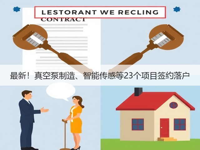 最新!真空泵制造、智能传感等23个项目签约落户(图3) 最新!真空泵制造、智能传感等23个项目签约落户(图3)