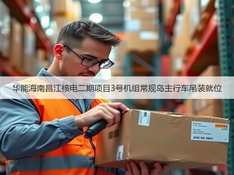 华能海南昌江核电二期项目3号机组常规岛主行车吊装就位