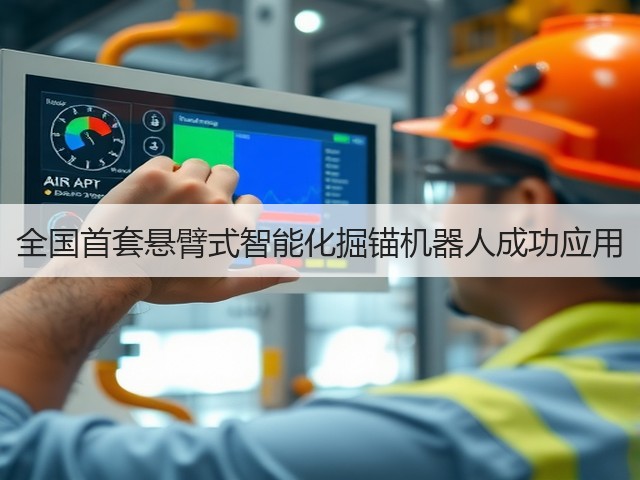 全国首套悬臂式智能化掘锚机器人成功应用(图1)
