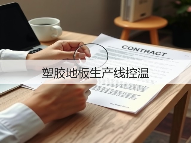 塑胶地板生产线控温(图2)