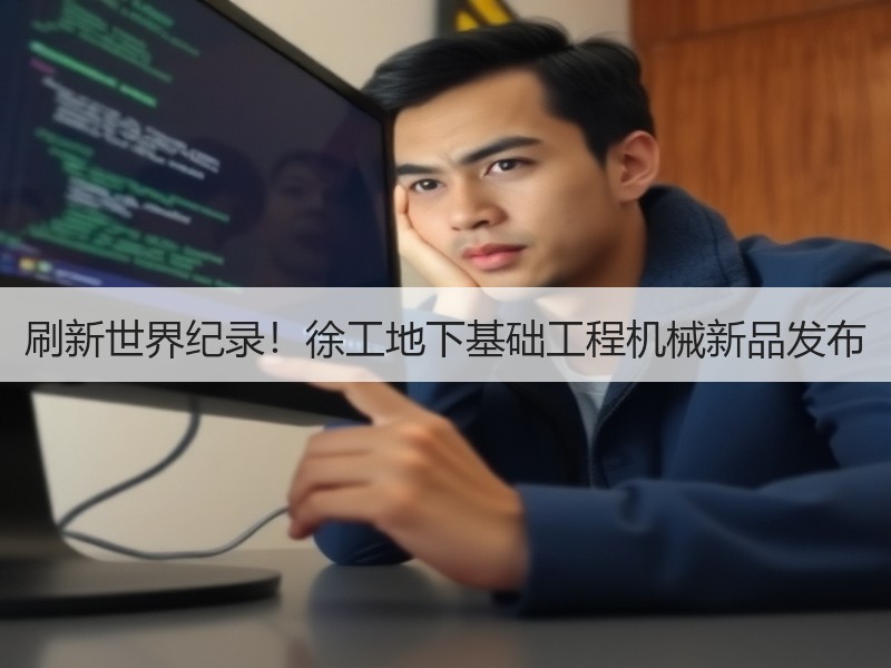 刷新世界纪录!徐工地下基础工程机械新品发布 刷新世界纪录!徐工地下基础工程机械新品发布