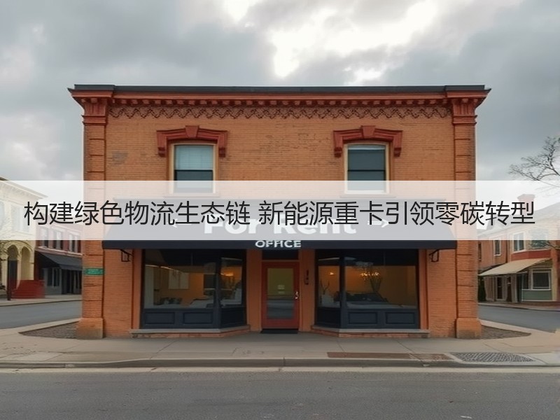 构建绿色物流生态链 新能源重卡引领零碳转型