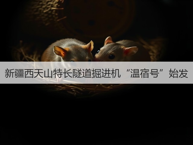 新疆西天山特长隧道掘进机“温宿号”始发(图2)