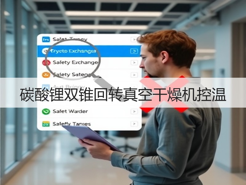 碳酸锂双锥回转真空干燥机控温