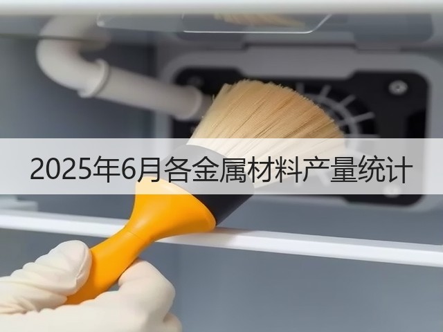 2025年6月各金属材料产量统计(图2) 2025年6月各金属材料产量统计(图2)